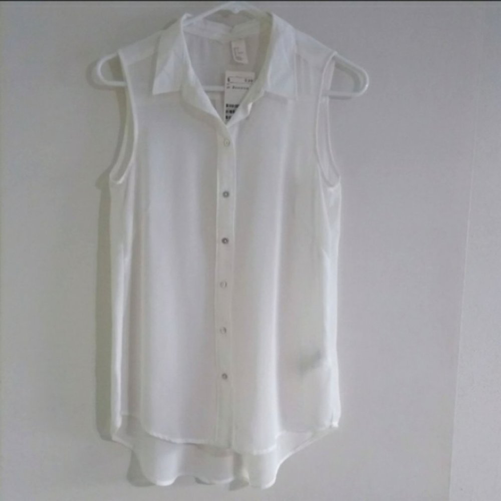 NWT H&M White Tank Blouse